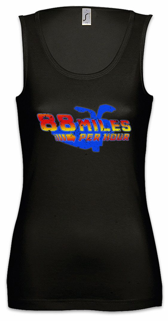 Tanktop 88 Miles Per Hour Ärmelloses Damen T-Shirt Zurück Eighties In McFly