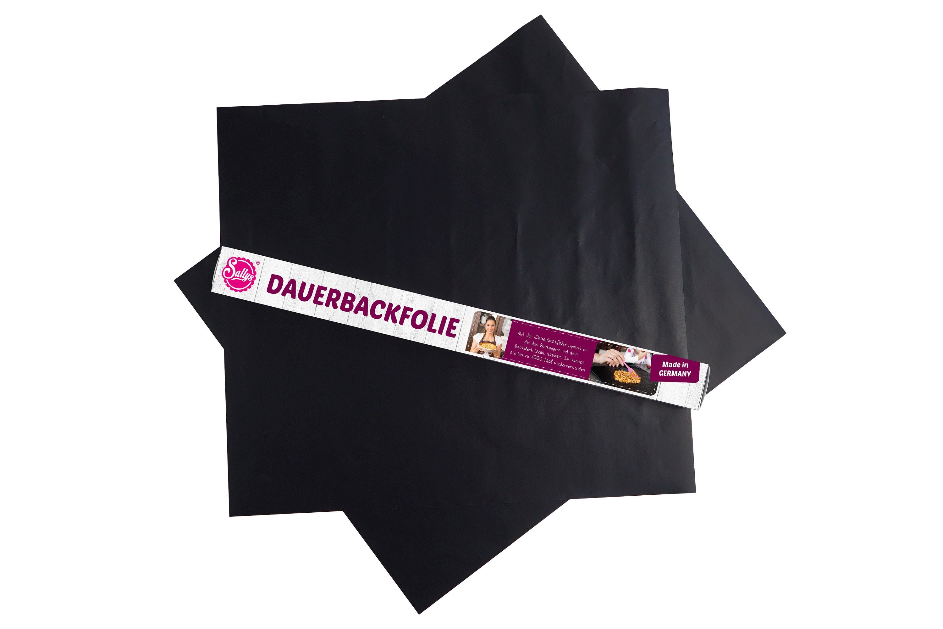 Sallys Backpapier Dauerbackfolie 2er Set-Wiederverwendbare Antihaft-Backunterlage, Umweltfreundlich