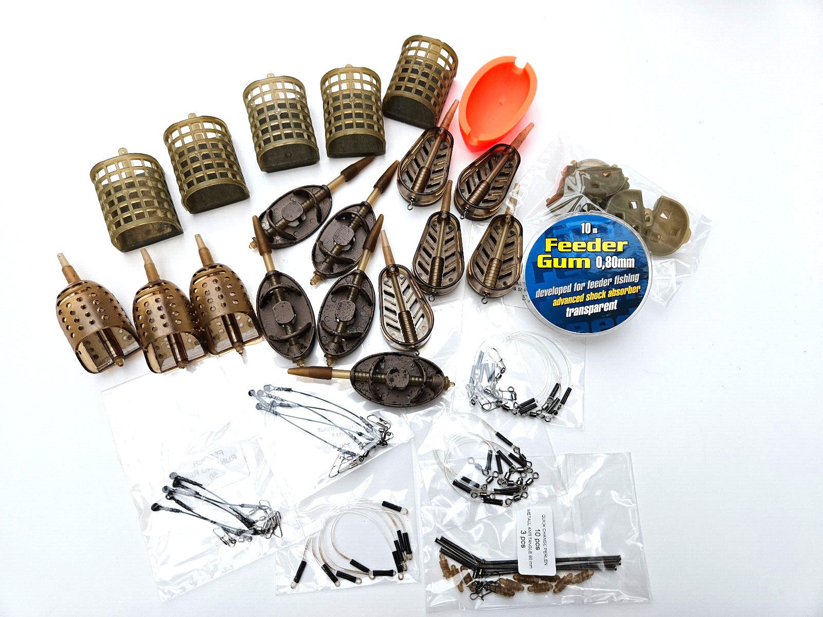 Behr Feederkorb MEGA METHOD & FEEDER FUTTERKORB-SET, FEEDERANGELN BLEIFREI 67 Teile, (67-St. 67-teilig), Angel Set