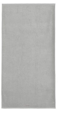 ROSS Handtuch ROSS Serie SELECTION Handtuch Duschtuch Waschhandschuh Gästetuch 4007-80, GOTS Verifiziert, silber, Frottee (1-St), rechteckig