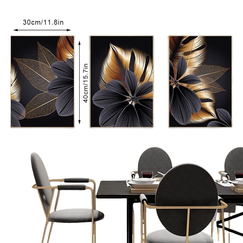 RWEUOQ Wandbild Satz von 3 Öl günstig online kaufen