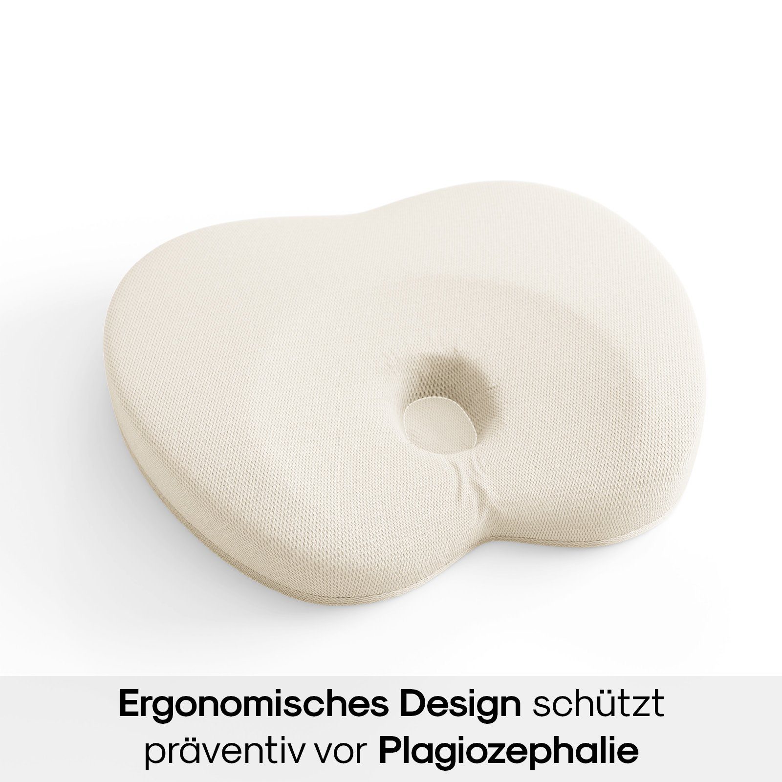 Baby Keilkissen Für Neugeborene - Ergonomisches Anti-Reflux Kissen 40x33cm