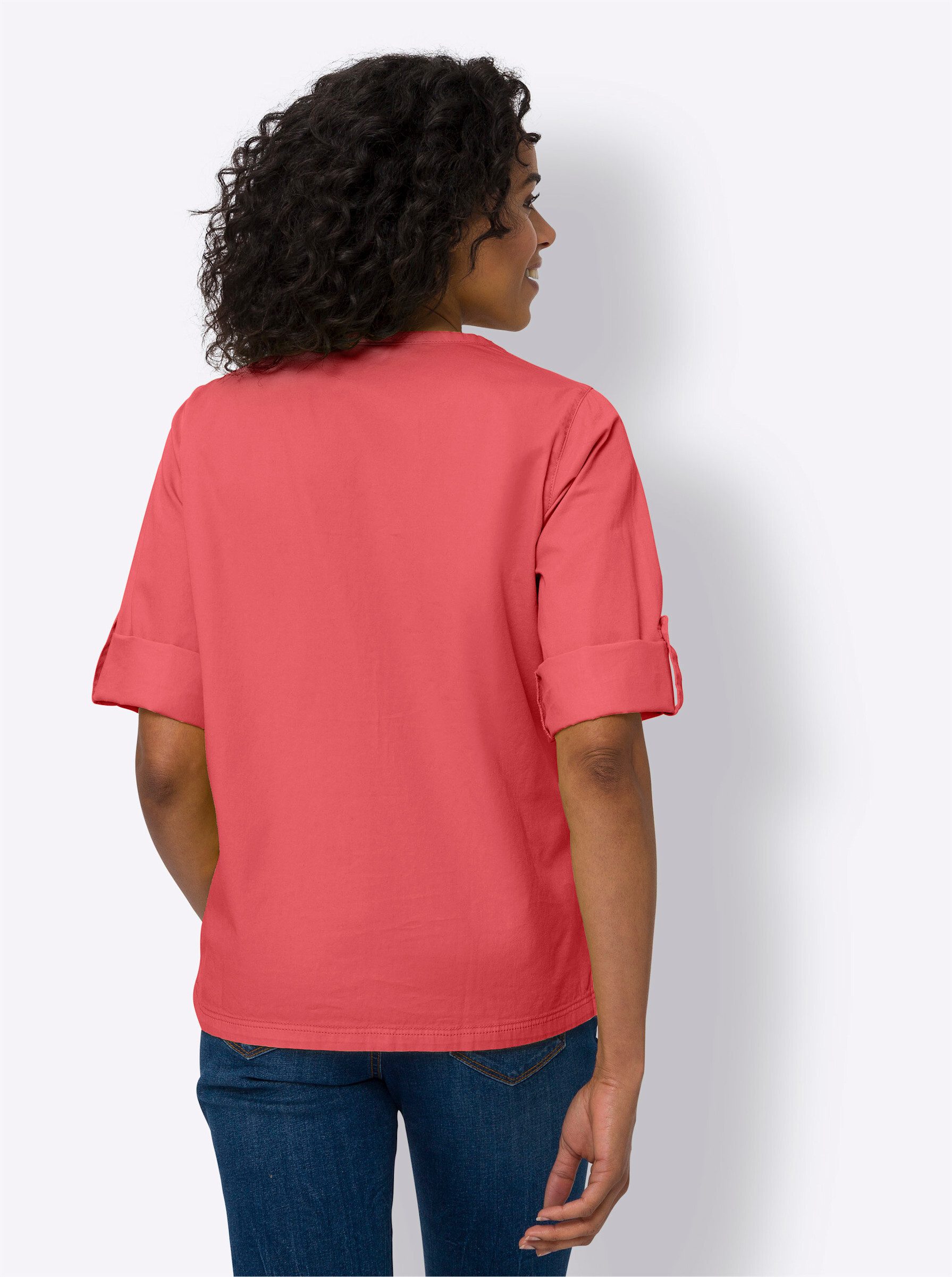 Sieh an! Klassische Bluse Jeansbluse günstig online kaufen