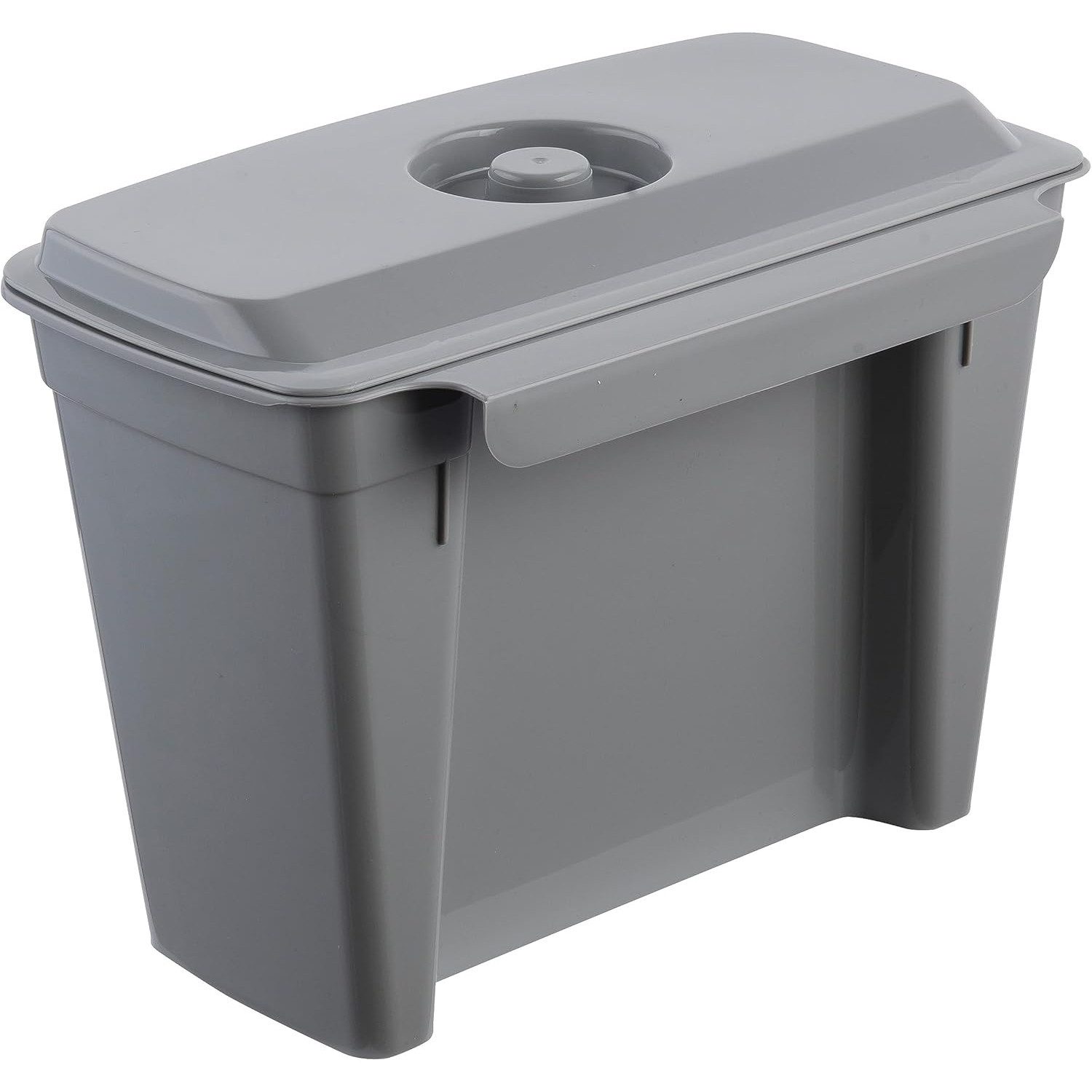 keeeper Mülleimer 4L Hängeabfalleimer mit Deckel Milan, 27 x 16,3 x 19 cm