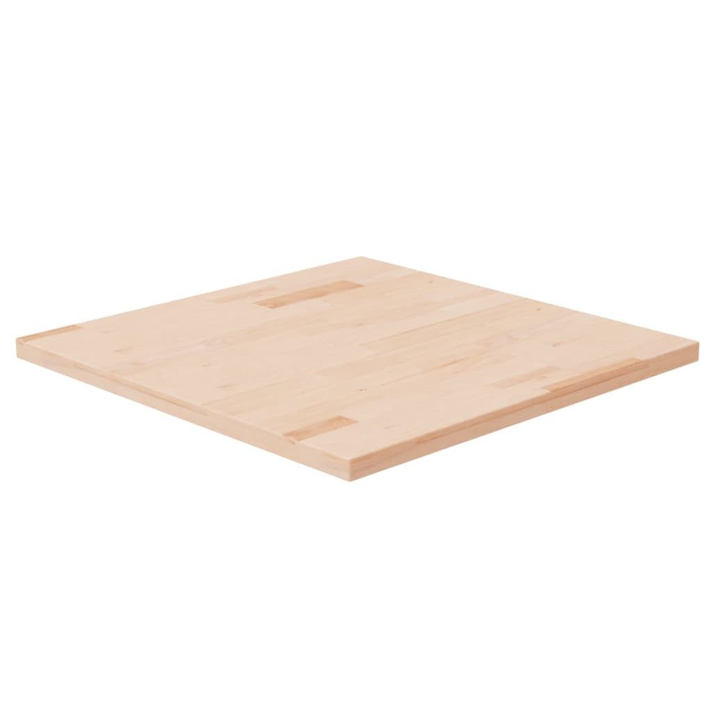 vidaXL Tischplatte 60 x 60 x 25 cm Tischplatte Quadratisch 60x60x2,5 cm Eichenholz Unbeha