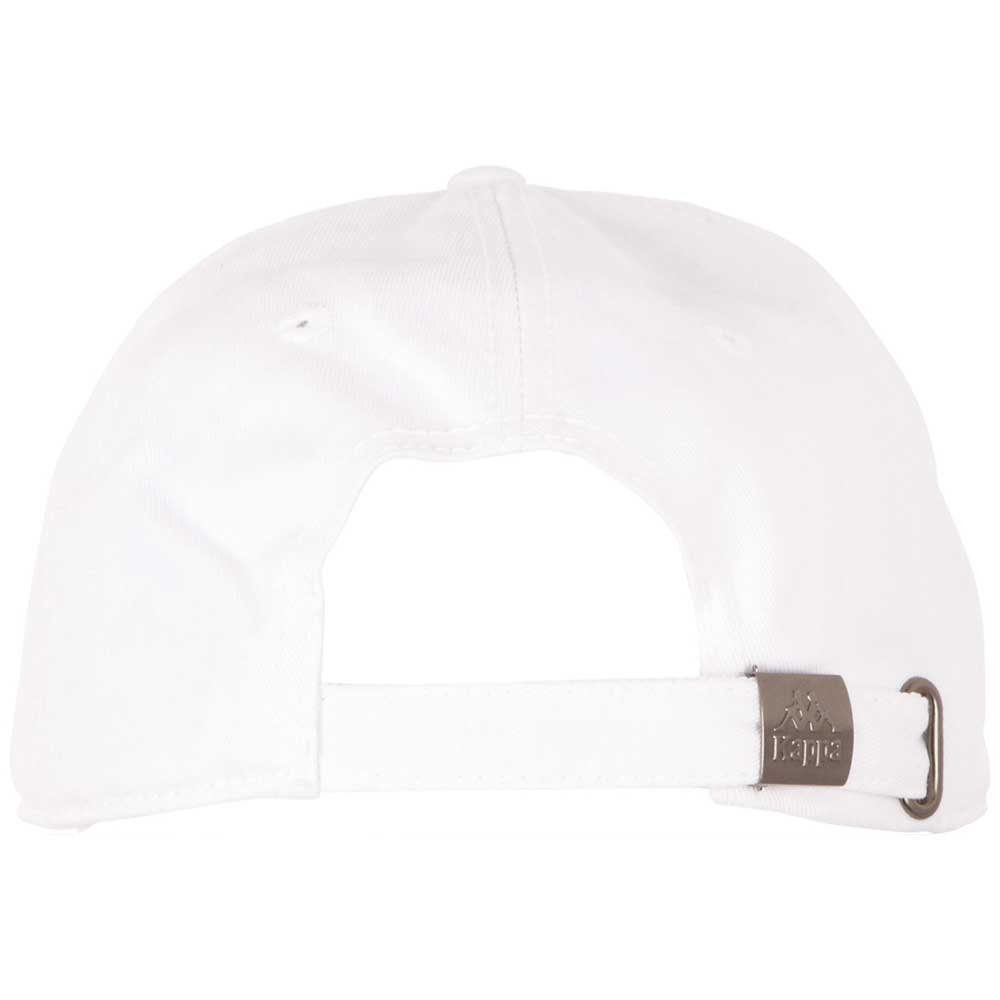 Kappa Baseball Cap gesticktem bright white Markenlogo mit