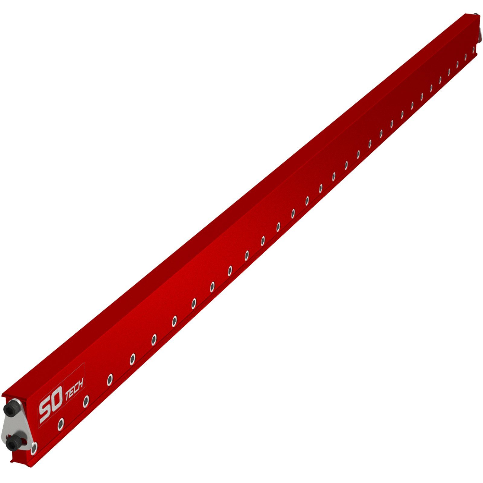 SO-TECH® Bohrlehre Bohrschablone BS32 für 32 mm Lochreihen, 1-tlg., Länge 100 cm