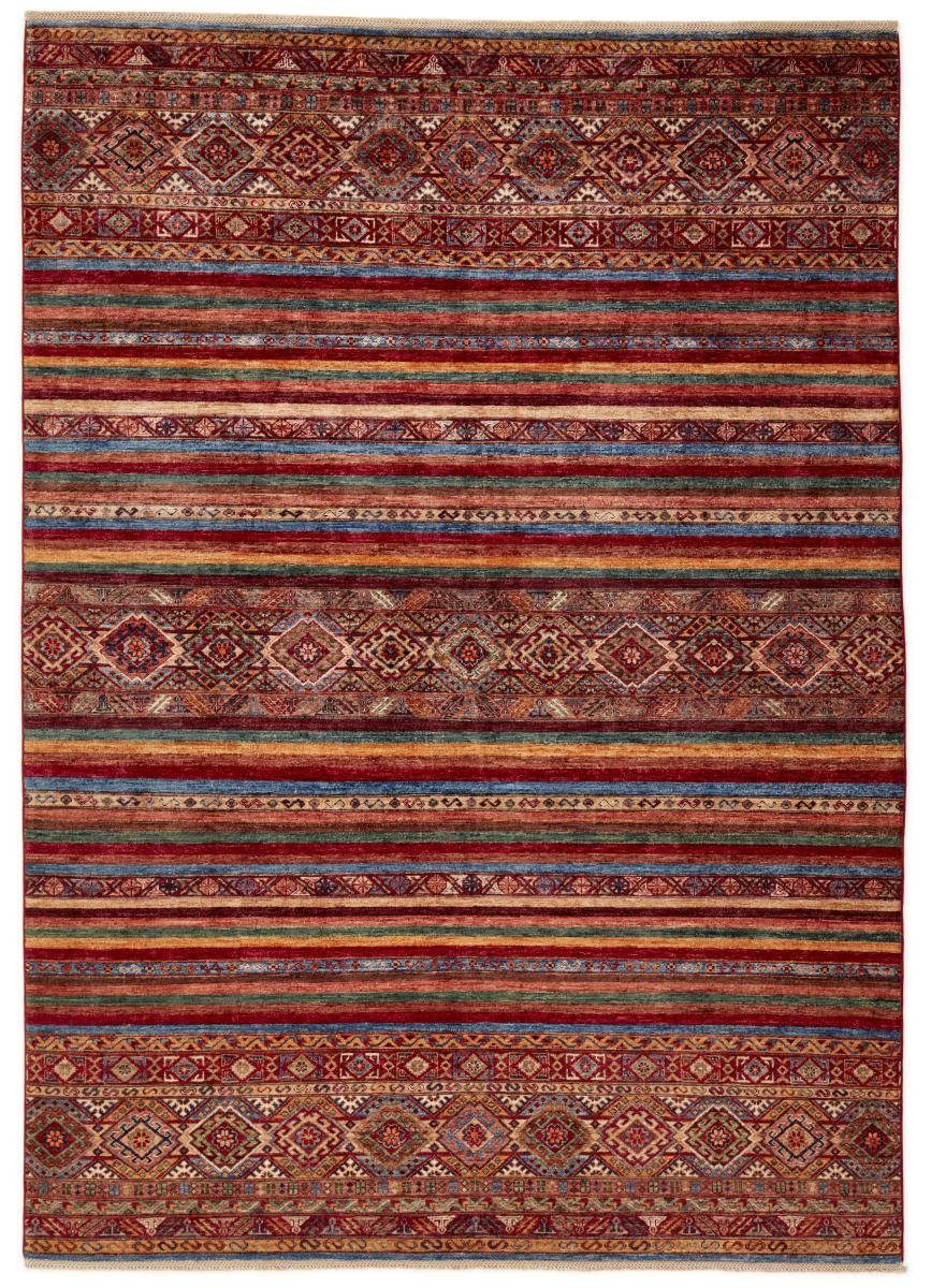 Orientteppich Arijana Shaal 209x291 Handgeknüpfter Orientteppich, Nain Trading, rechteckig, Höhe: 5 mm