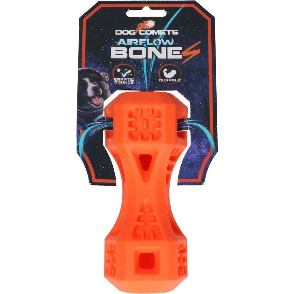 Dog Comets Tierquietschie Airflow Bone Orange S