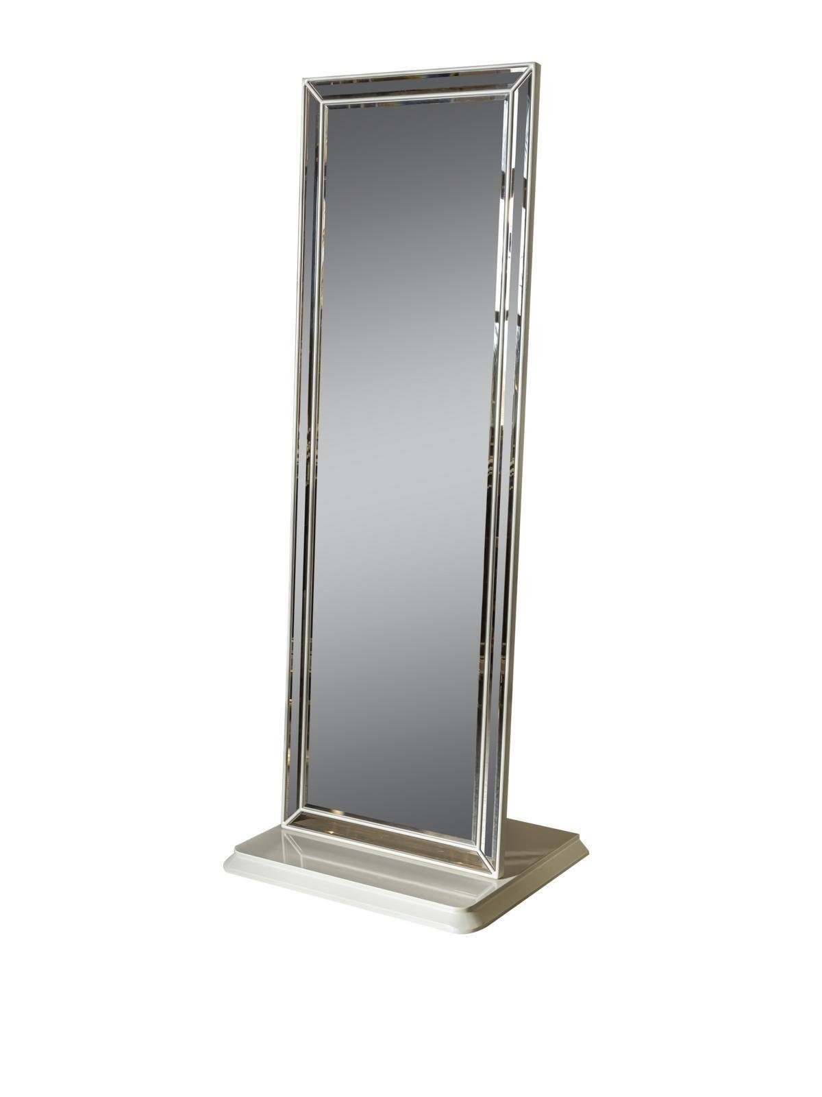 JVmoebel Wandspiegel Spiegel Grau Elegantes Design Style Luxus Modern Wohnzimmer Neu Metall