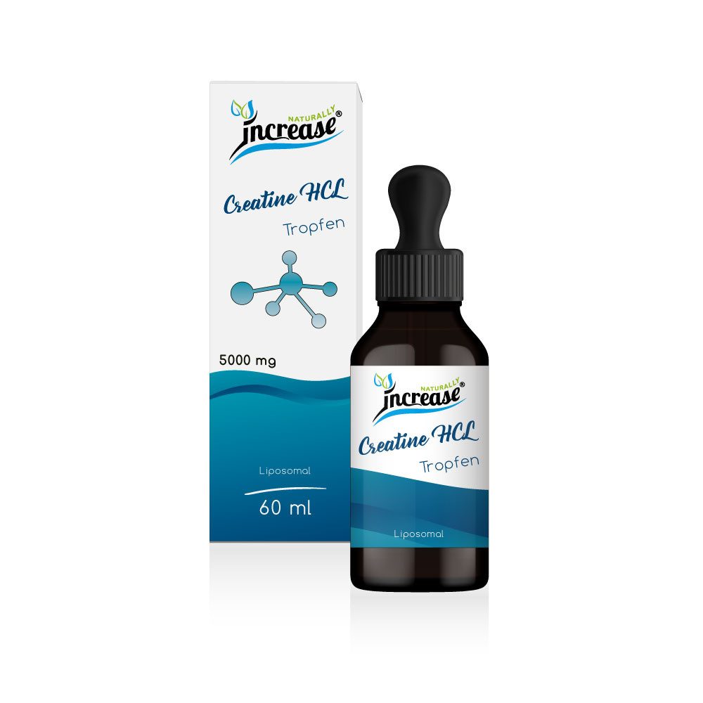 increase NATURALLY Liposomales Creatine HCL - 5000mg pro Tag Tropfen, 60 ml