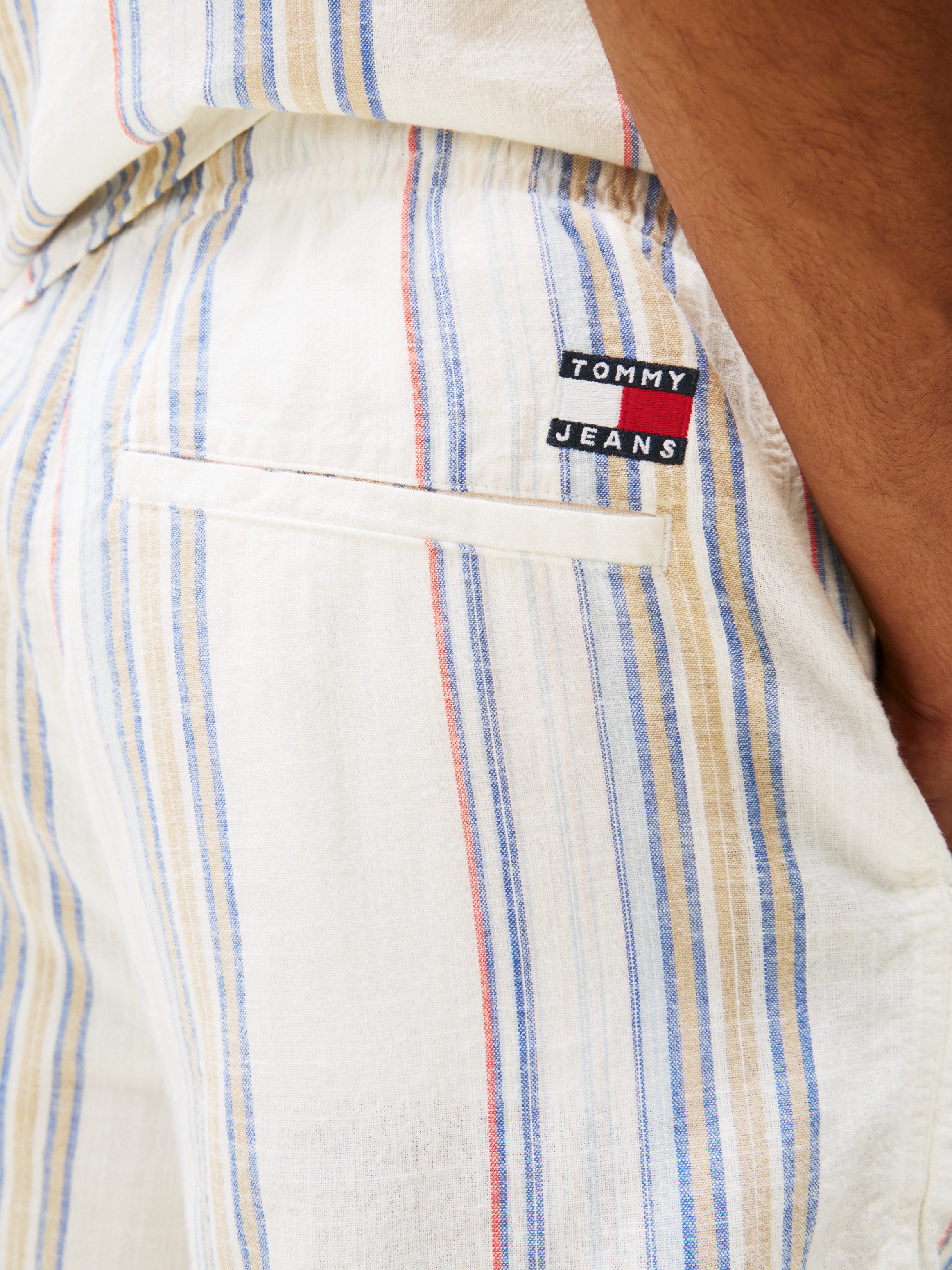 Tommy Jeans Shorts TJM SLUB STR BEACH SHORT EXT modisch gestreift günstig online kaufen