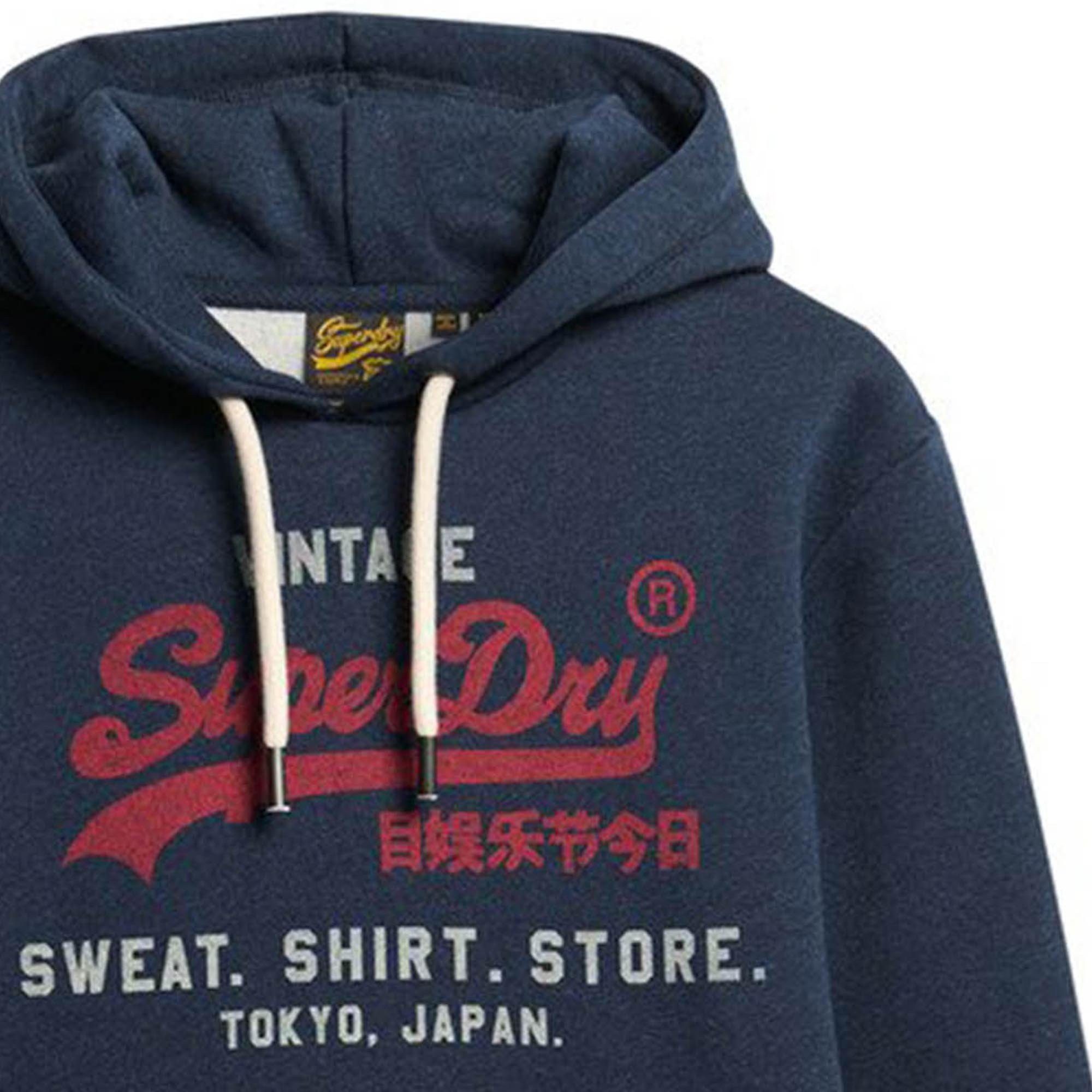 Superdry  Sweatshirt Entspannter Heritage-Hoodie mit Vintage-Logo günstig online kaufen