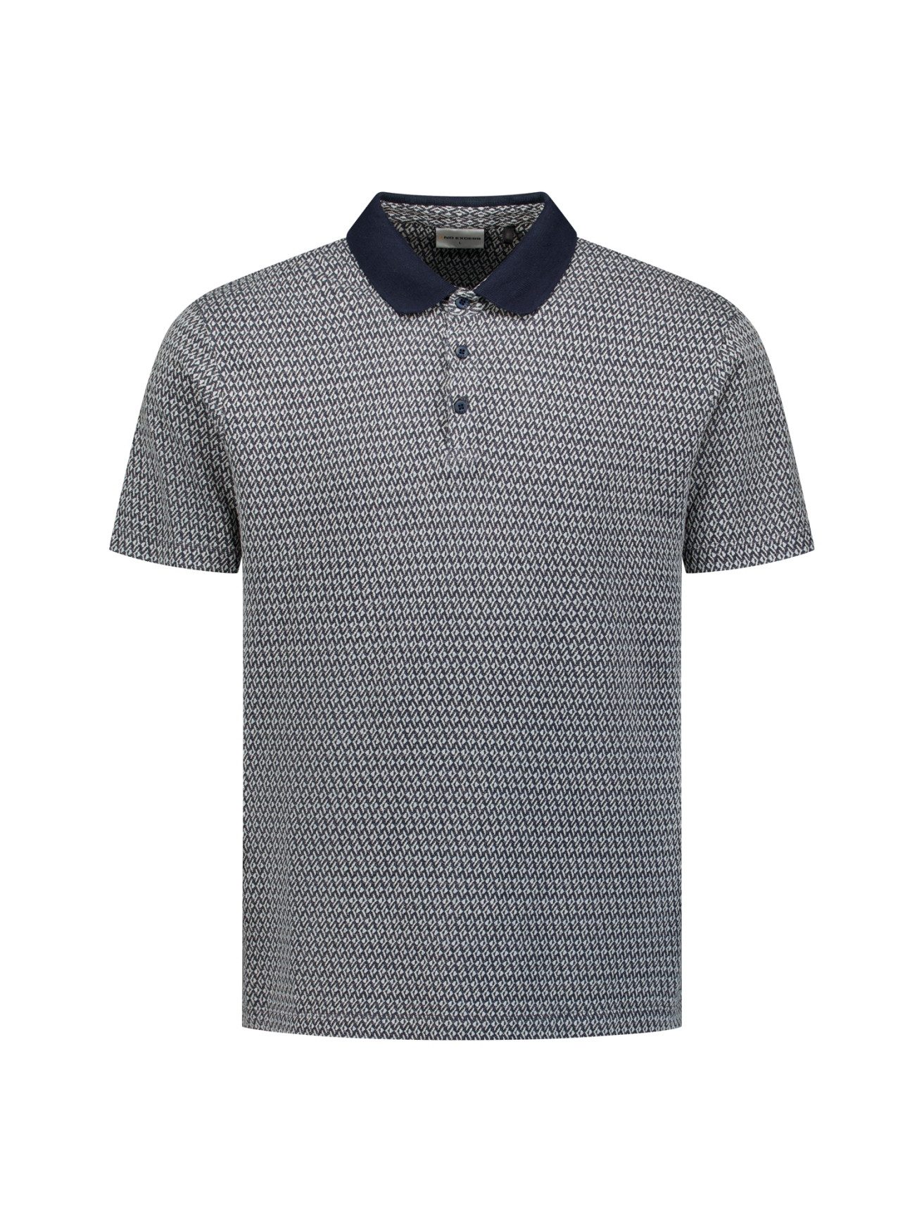 NO EXCESS Poloshirt Polo Short Sleeve Jacquard - Polohemd - Shirt - Poloshirt kurzarm