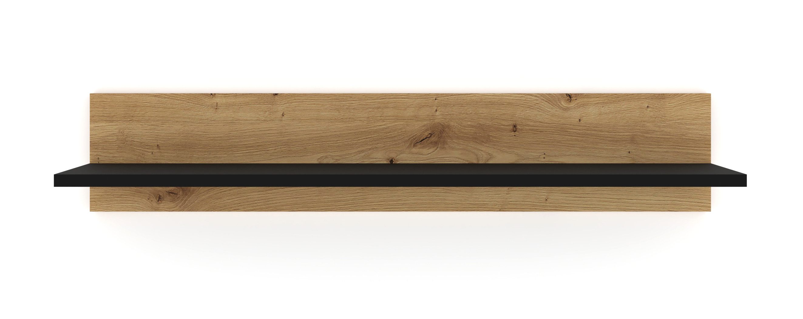 Raumhirsch Furniture Hängeregal Hängeregal, Wandboard, Regal mit Stauraum, Maße: 100 x 20 x 19 (H) cm, Wandregal, Kompakt, Stabile Konstruktion