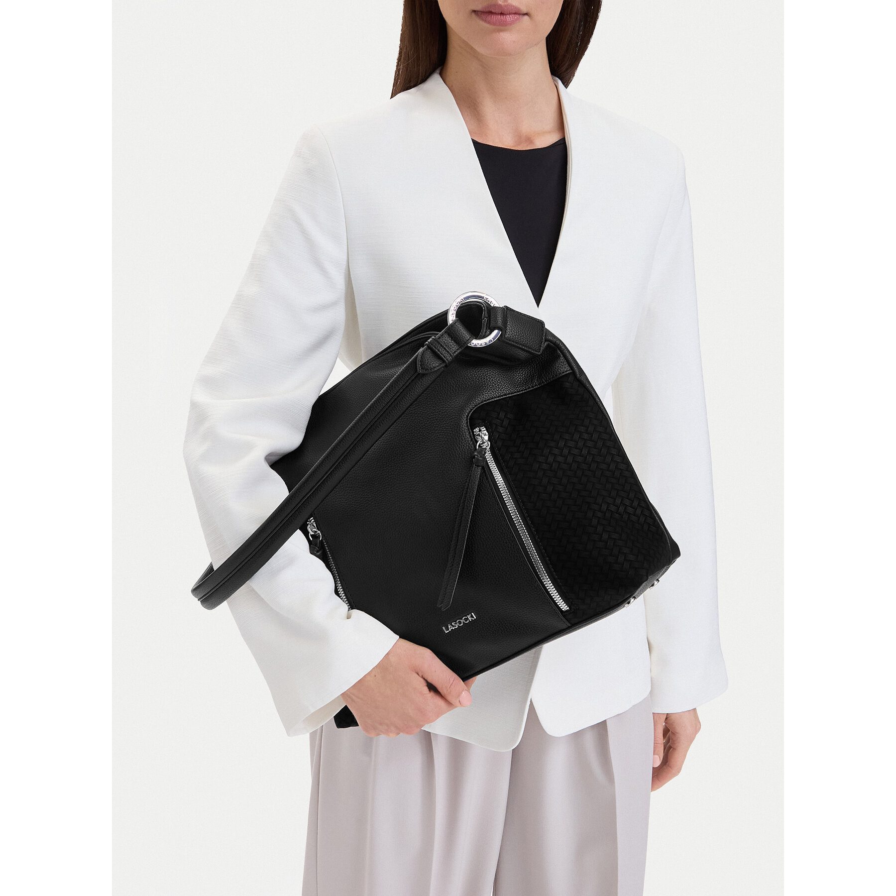 LASOCKI Umhängetasche Lasocki Damen Tasche 5907964102137 Schwarz