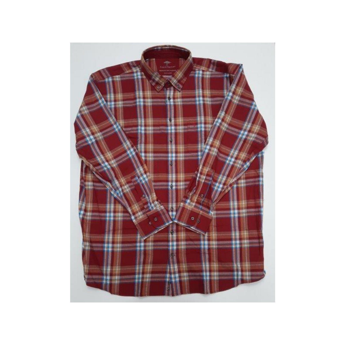 fit regular (1-tlg) check red T-Shirt kombi FYNCH-HATTON