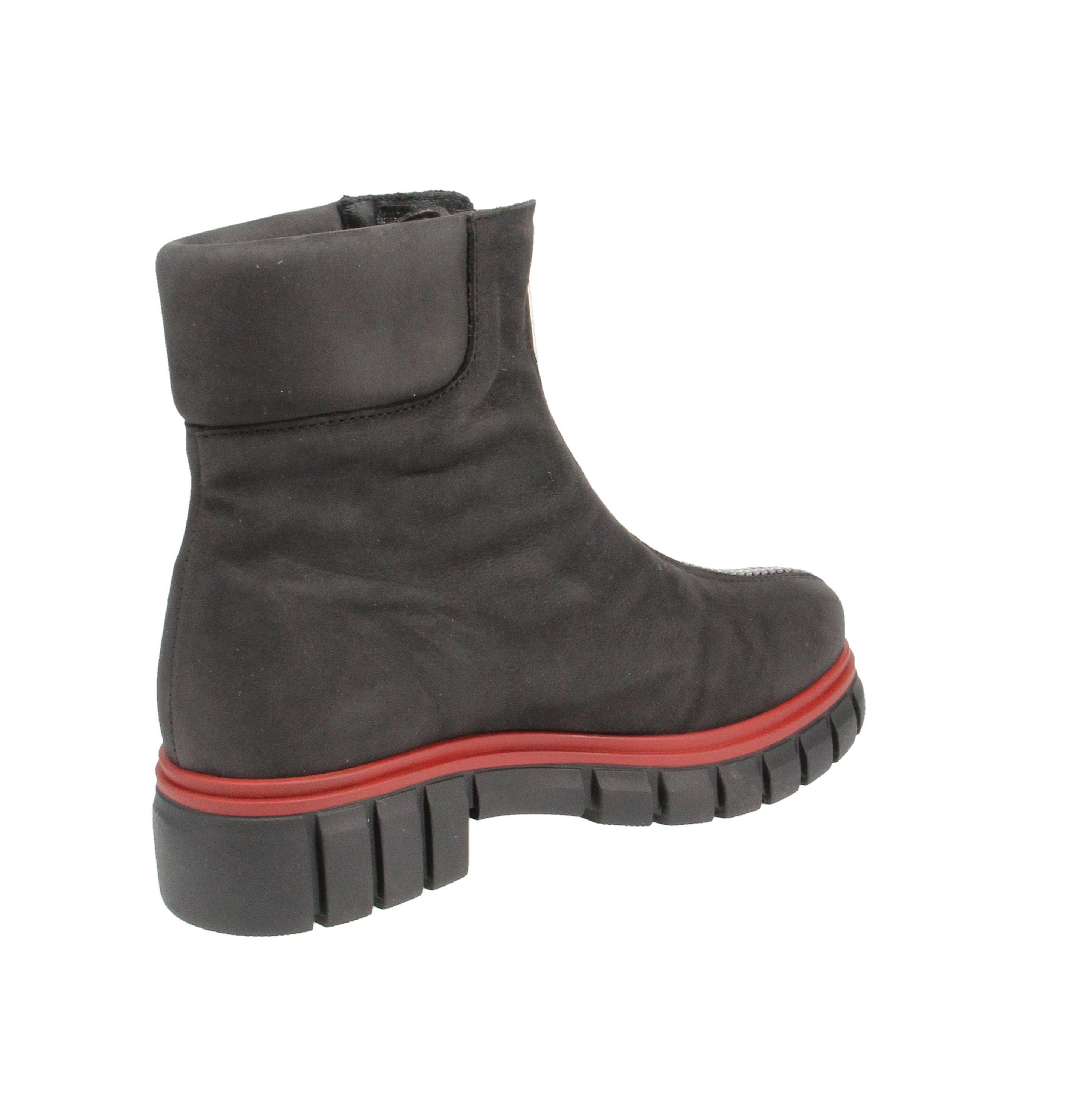 Maca Kitzbühel Maca Kitzbühel 2905 - Damen Schuhe Stiefel - grey-nubuk-red Stiefel