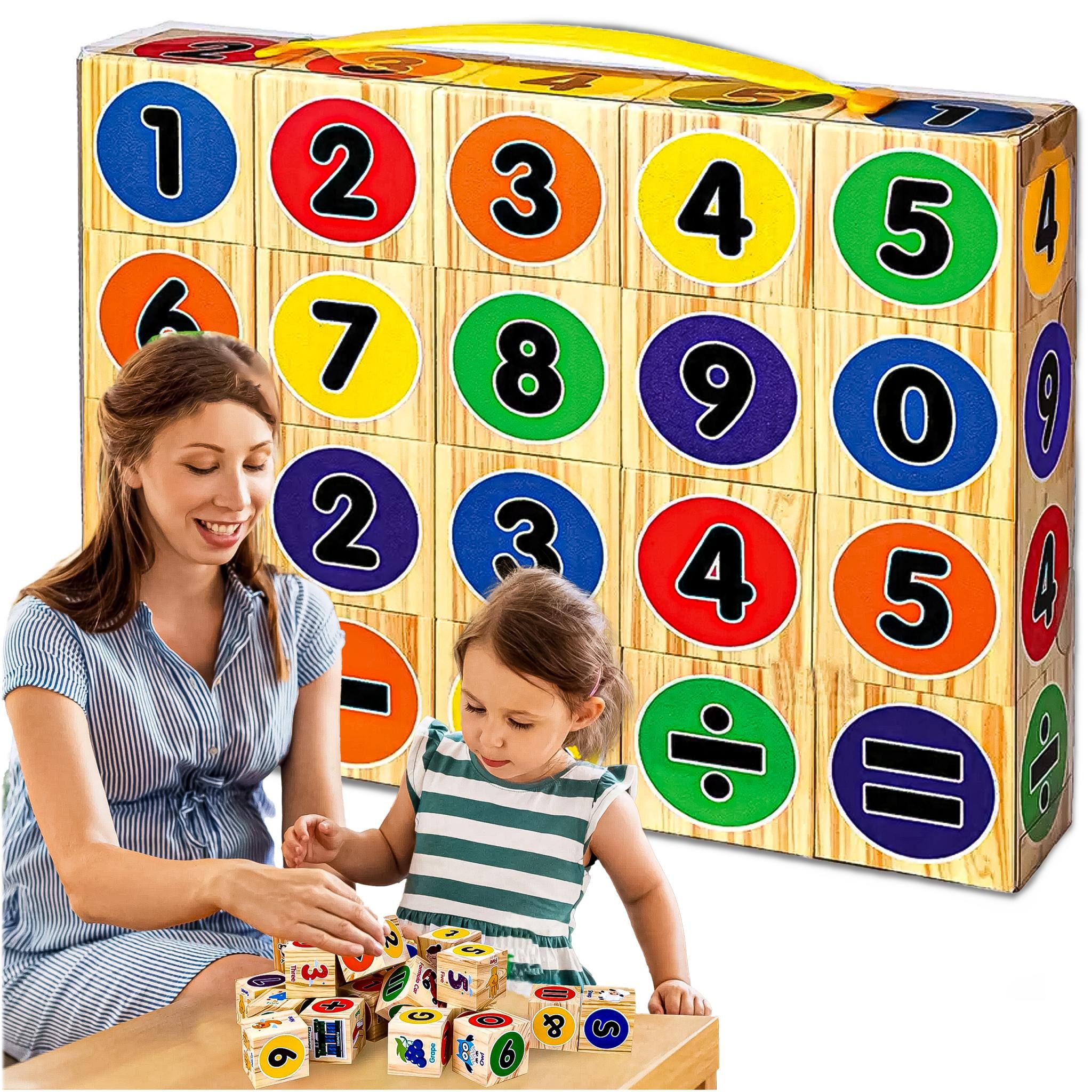 LA CUTE Puzzle Bunte Schaumstoffblöcke 20-tlg. – Lernspielzeug für Kinder, Zahlen, 20 Puzzleteile, Weiche, ungiftige Schaumstoffblöcke für sicheres Lernen und Spielen