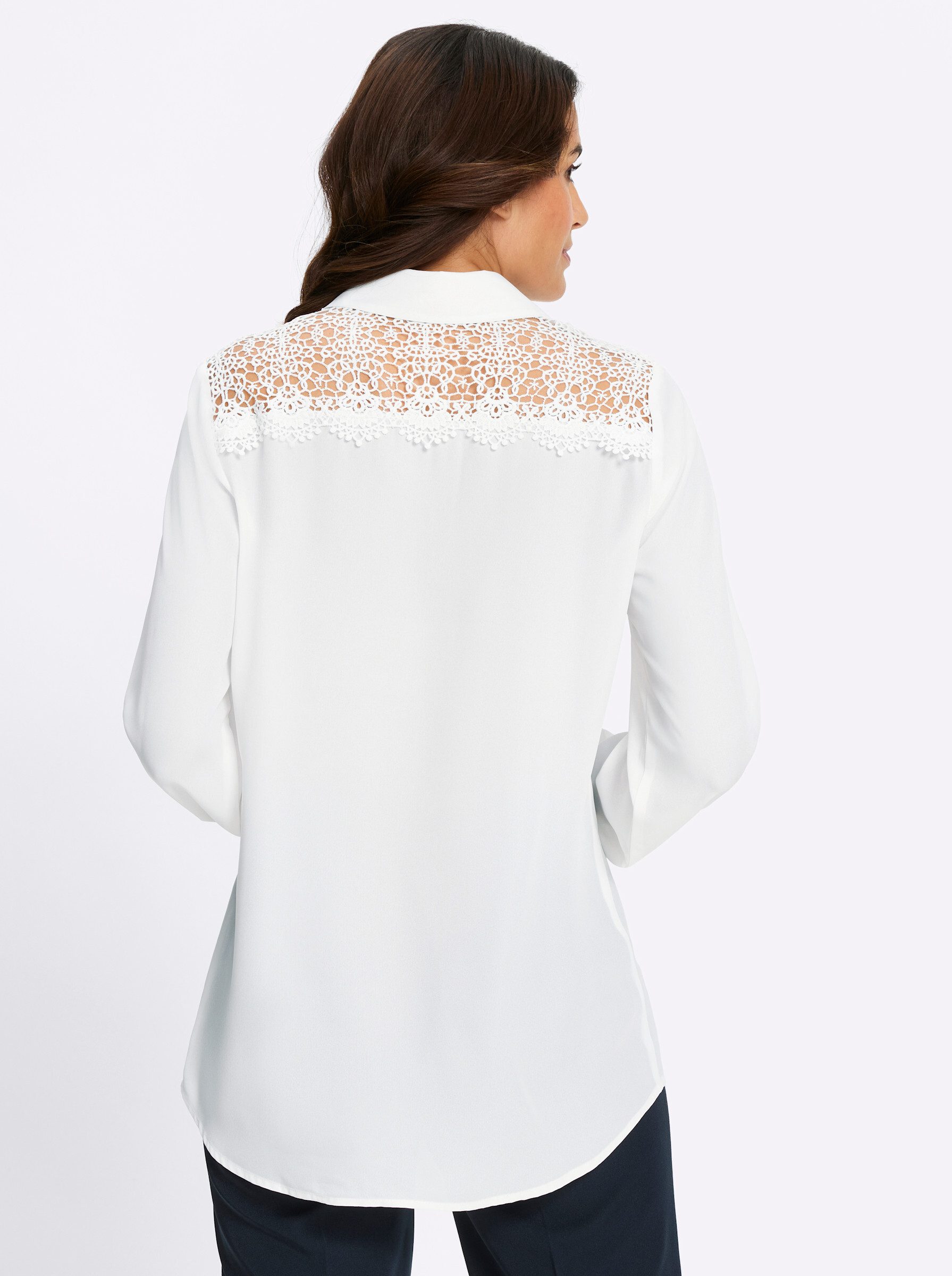 Witt Klassische Bluse Longbluse Langarm