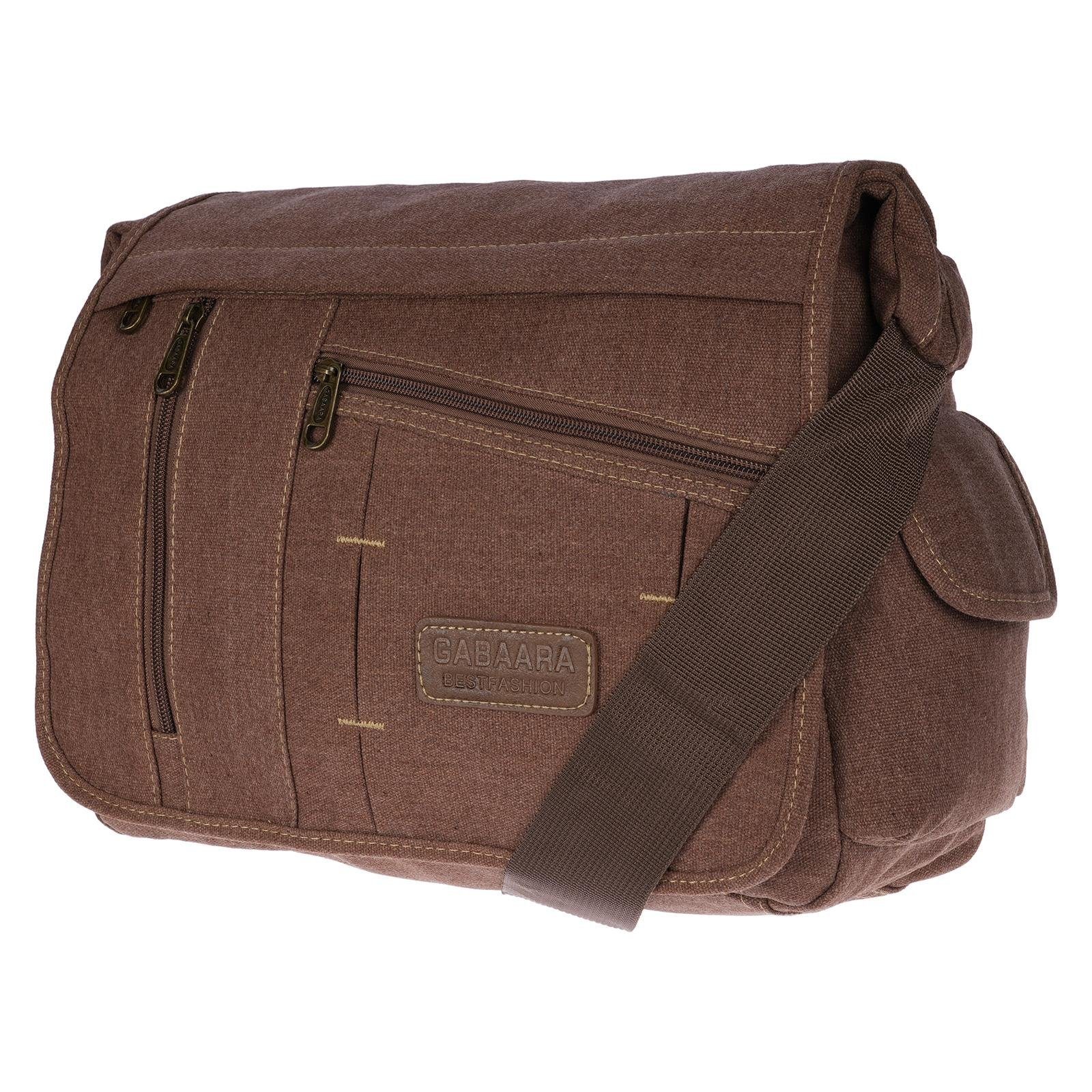 Christian Wippermann Businesstasche Große XL Herren Damen Tasche Umhängetasche Canvas Bag, Messenger