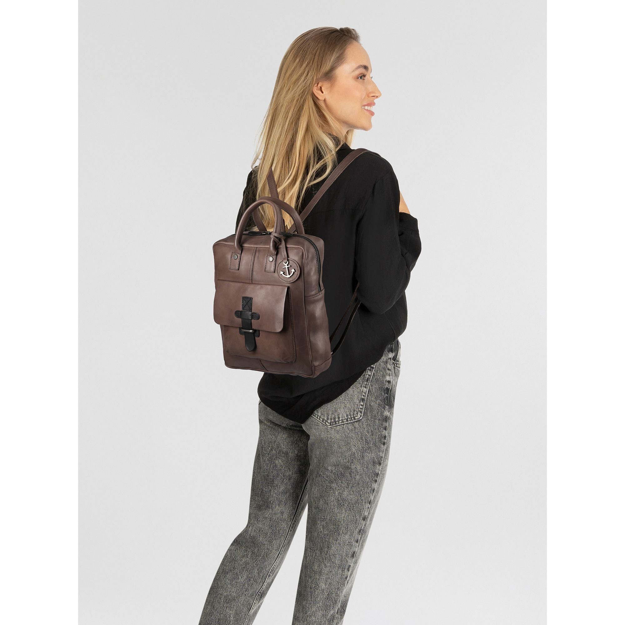 HARBOUR 2nd Henkeltasche Urban Poets, Leder