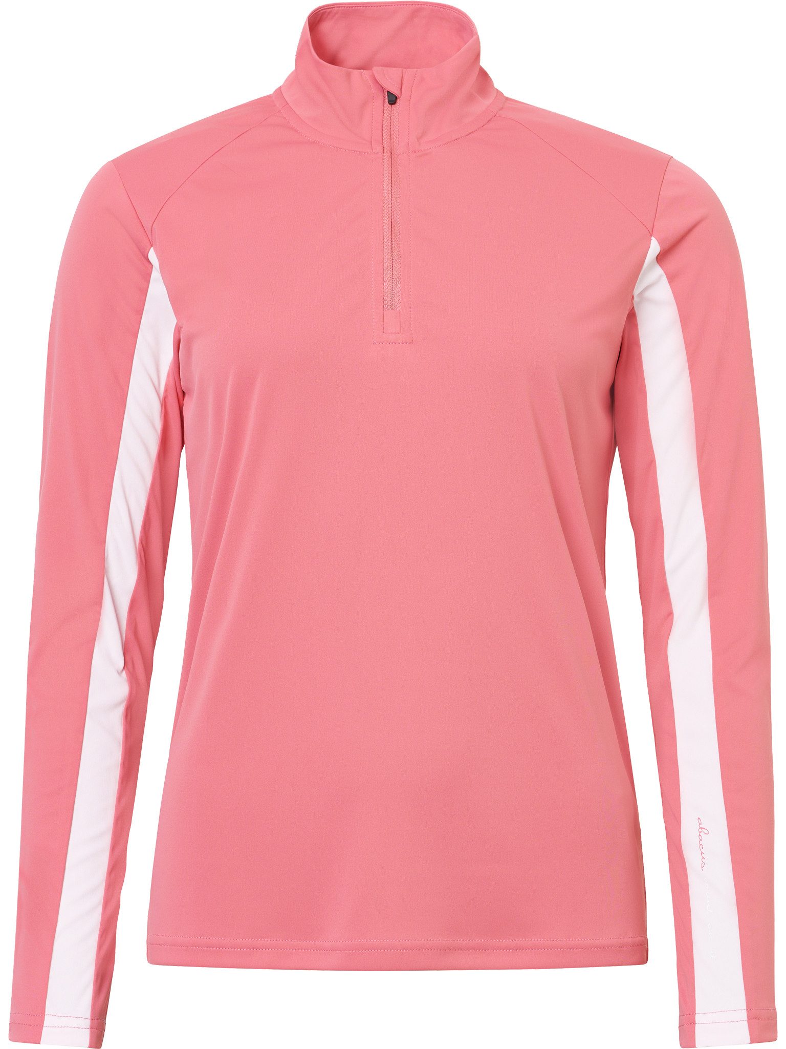Abacus Sportswear Longsweatshirt Abacus Golf Layer Aloha UV Rose-Weiß Damen