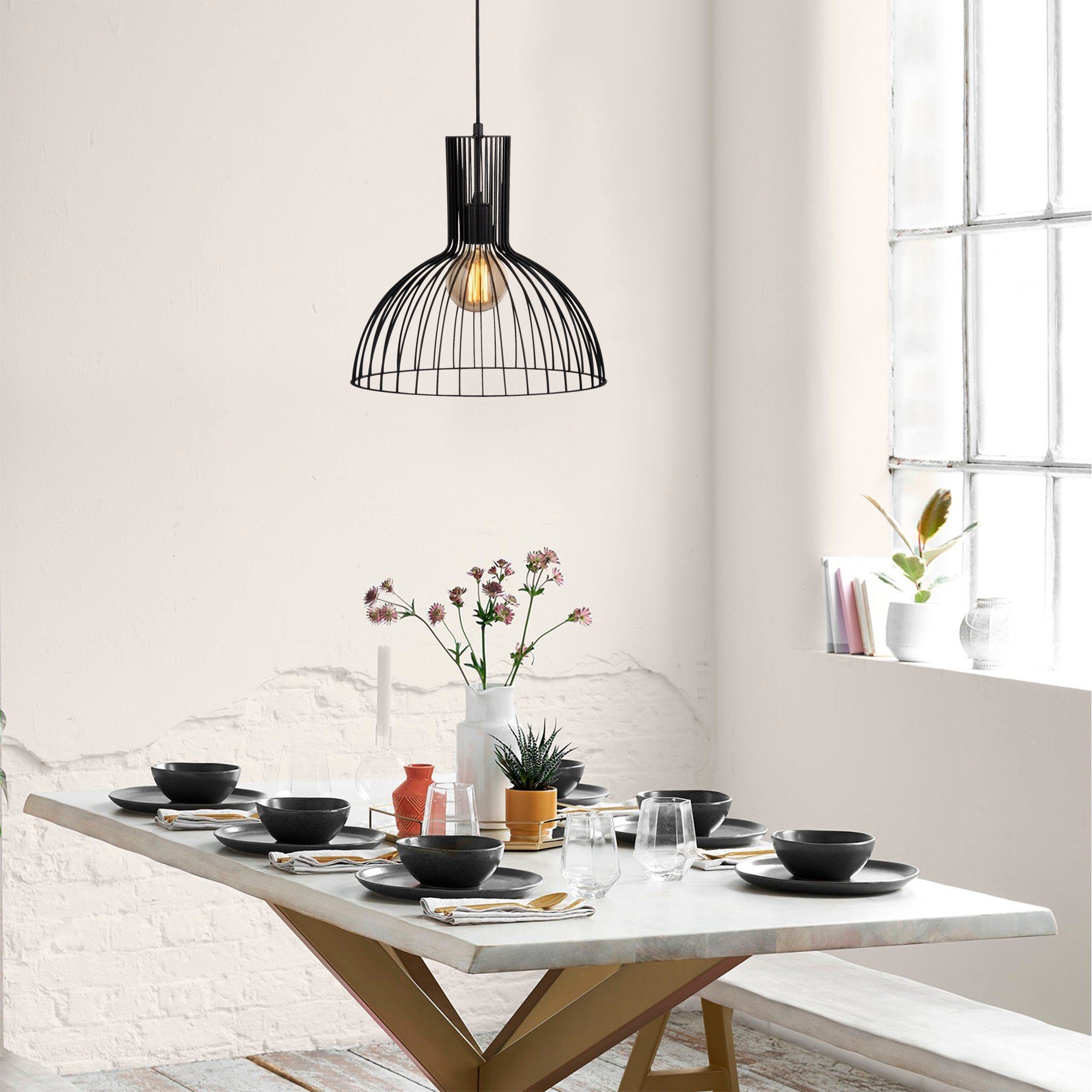 Opviq Kronleuchter METAL BODY, 136 cm günstig online kaufen