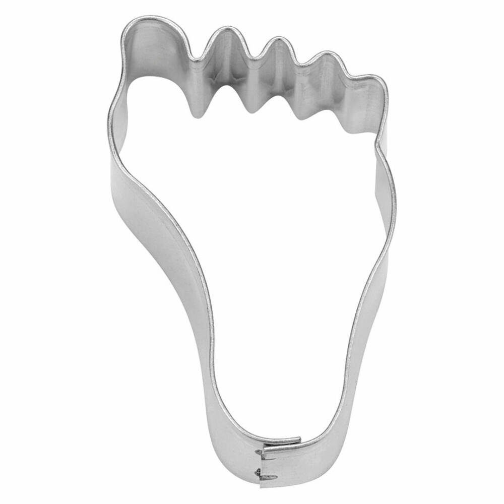 STÄDTER Ausstechform Fuß Edelstahl 9 cm, Edelstahl
