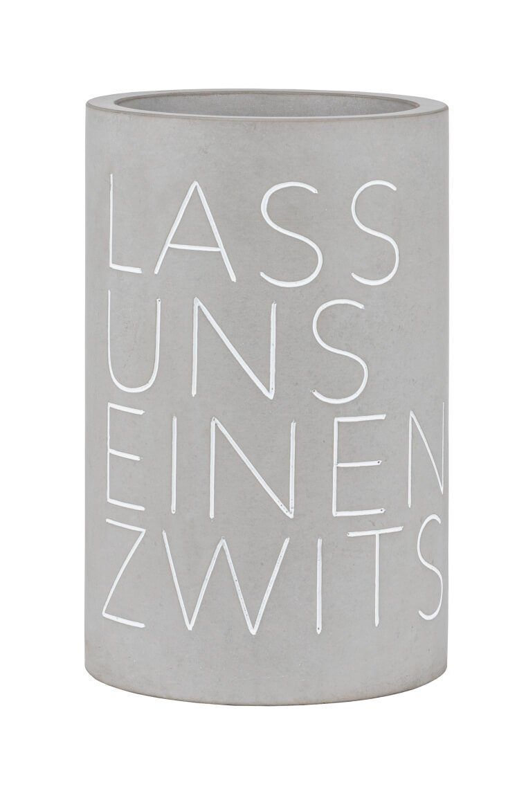 Räder Design Weinkühler Flaschenkühler "Lass uns einen Zwitschern"