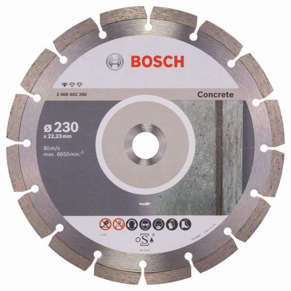 Concrete, BOSCH 230 Diamanttrennscheibe x Diamanttrennscheibe for Standard