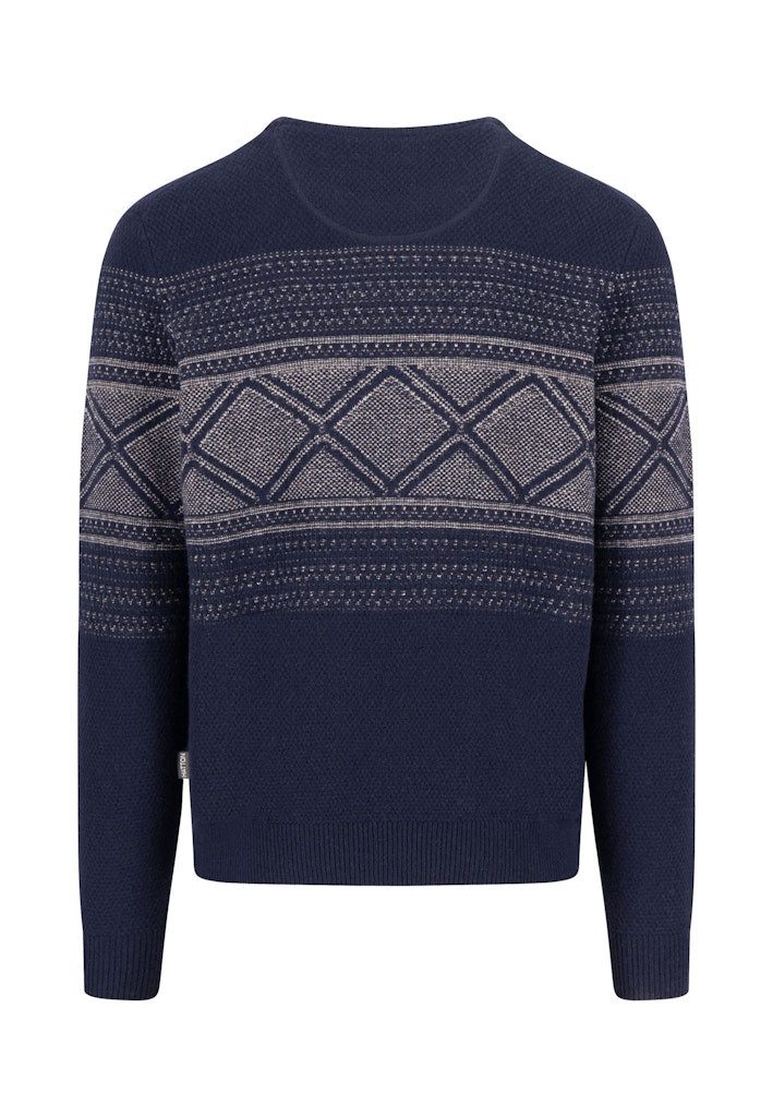 FYNCH-HATTON Wollpullover Fynch-Hatton / He.Pullover / O-Neck, contrast, La günstig online kaufen