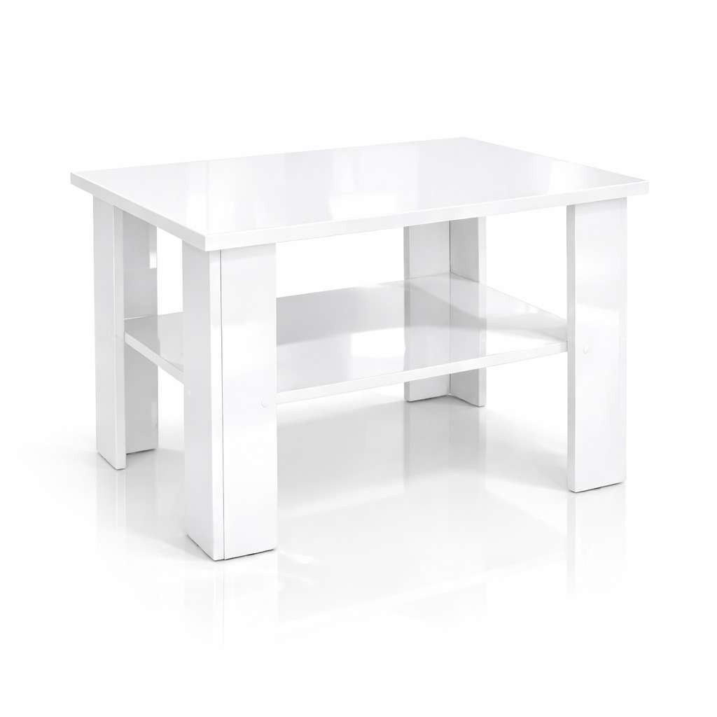 OTTO home Couchtisch CT 2 Wohnzimmertisch, Sofatisch, Beistelltisch, Kaffeetisch, Mit Ablage, quadratisch/rechteckig, weiß Hochglanz oder Sonoma-Dekor