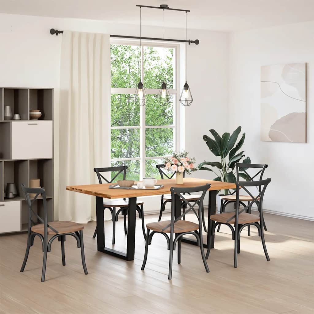 vidaXL Esstisch Esstisch mit Baumkanten 180x100x74 günstig online kaufen