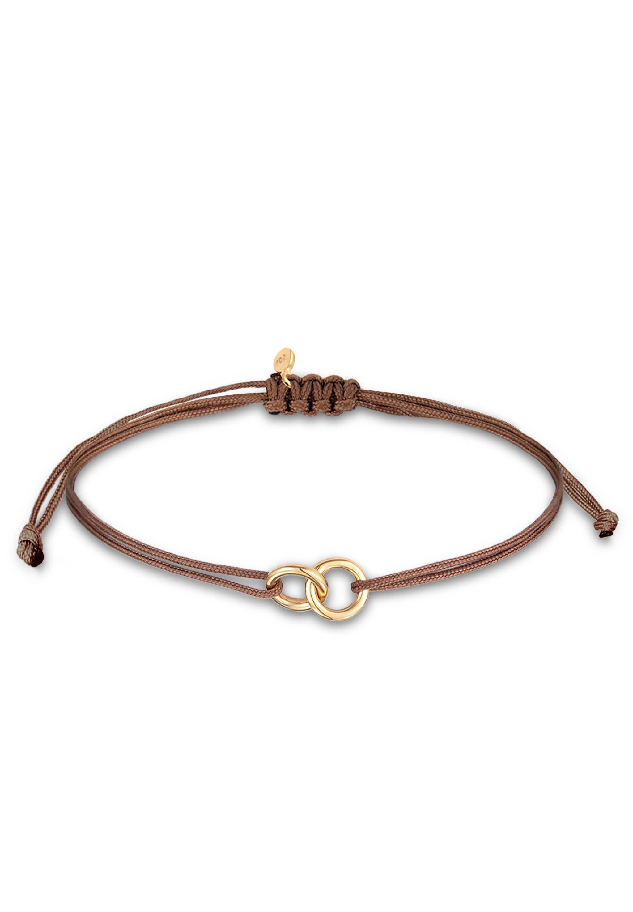 Armband Kreis Geo Minimal 925 Silber vergoldet