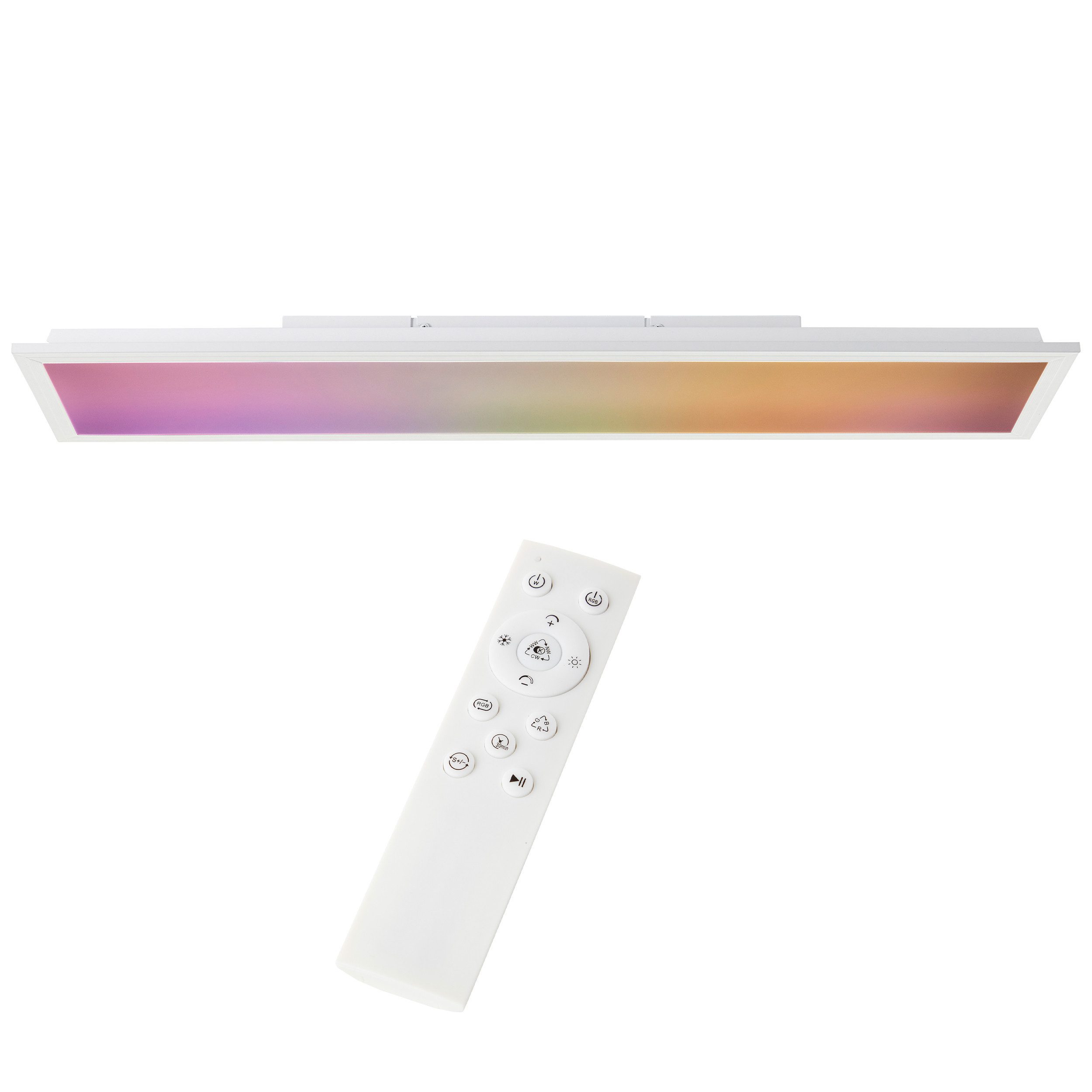 Lightbox LED Panel, CCT - über Fernbedienung, LED fest integriert, warmweiß - kaltweiß, LED-Paneel, digitales RGB, CCT, 80x20 cm, 2100 lm, 3000-6500K, dimmbar