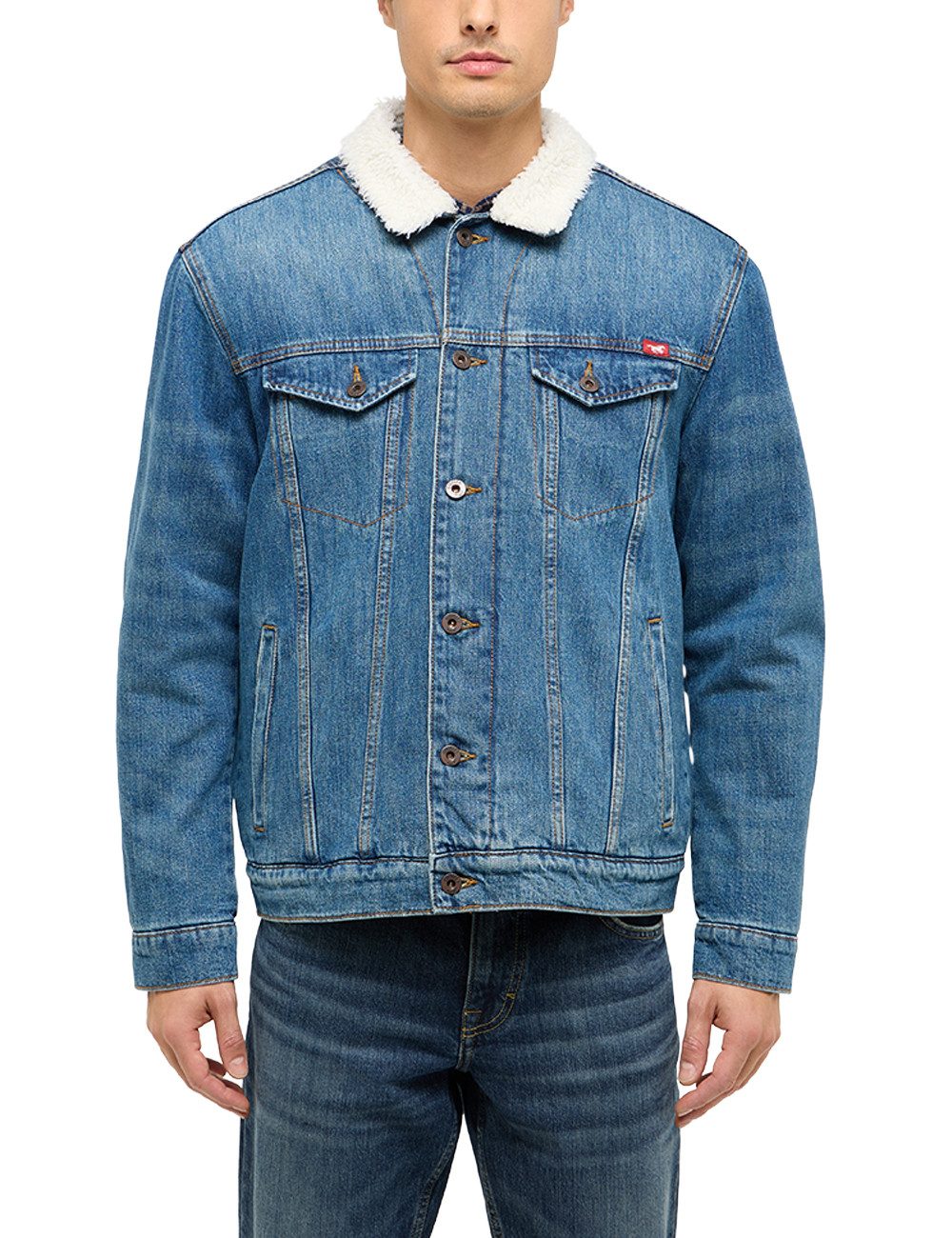 MUSTANG Outdoorjacke Herren Style Dallas Shearling Jacket
