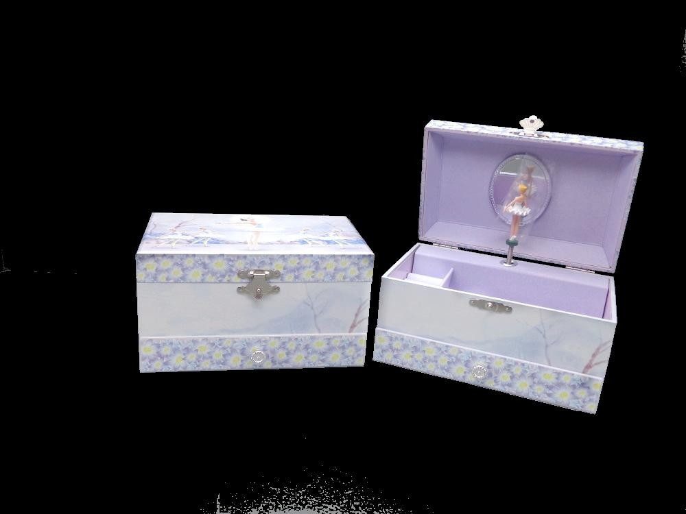 Musicboxworld Spieluhr Spieluhr - Schmuckschatulle mit Ballerina