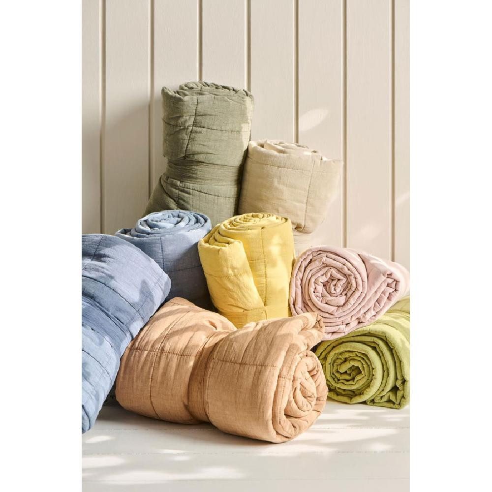 Wohndecke Ib Laursen Tagesdecke Quilt Klassisch Rosa (130x180cm), Ib Laursen