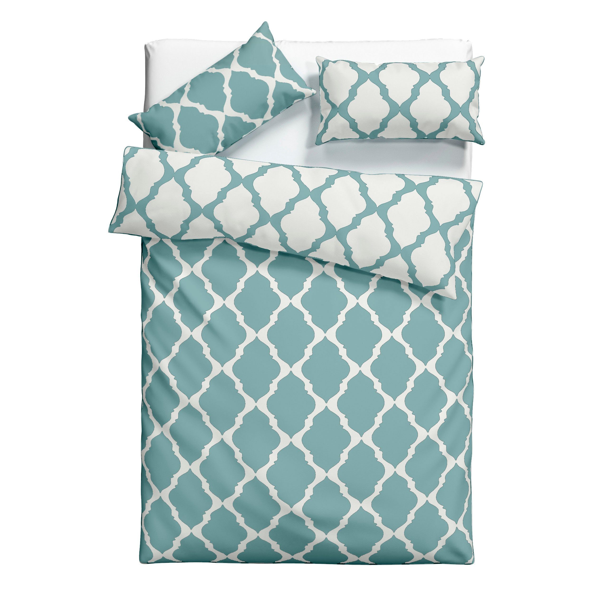OTTO home Wendebettwäsche Alba in Gr. 135x200 oder 155x220 cm, Renforcé-Tencel™ Lyocell, 2 teilig, Bettwäsche mit Wendeoptik, in verschiedenen Qualitäten, Baumw – Bild 2 von 5
