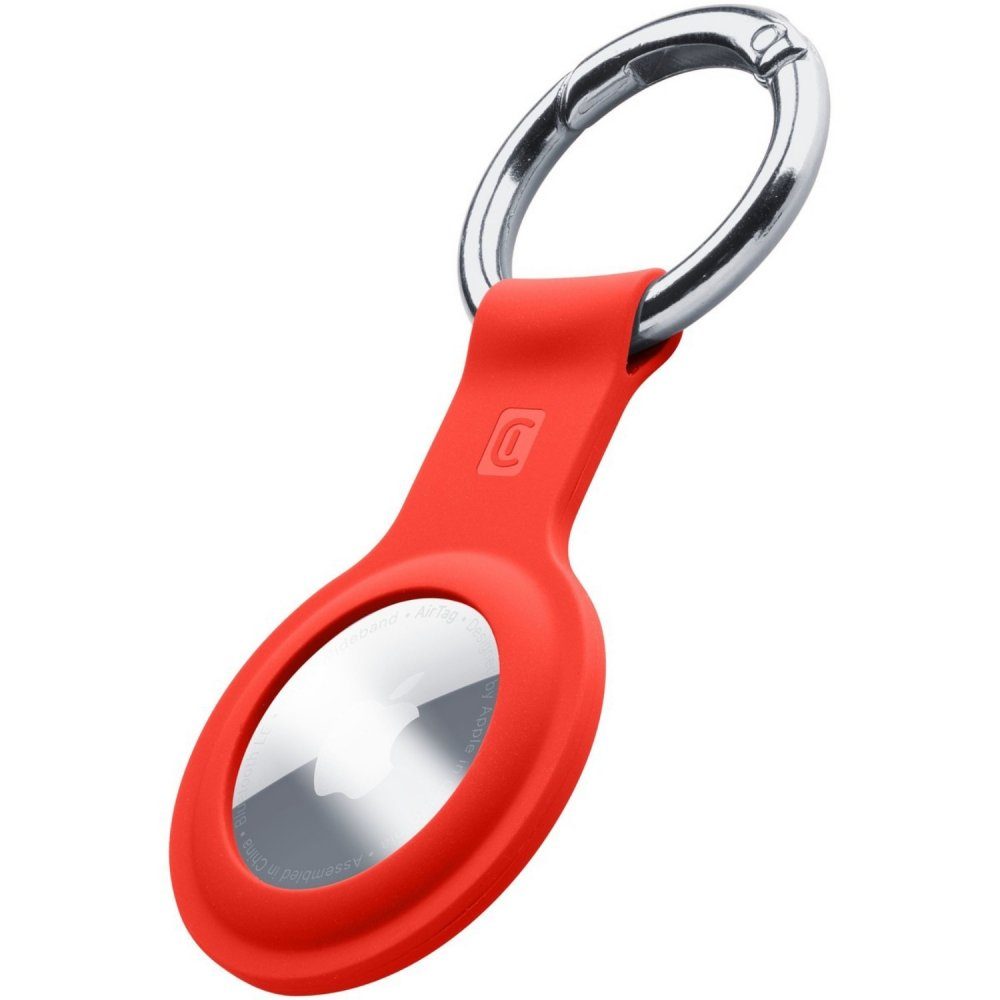 Cellularline Schlüsselanhänger Key Ring Apple AirTag - Schlüsselanhänger - rot