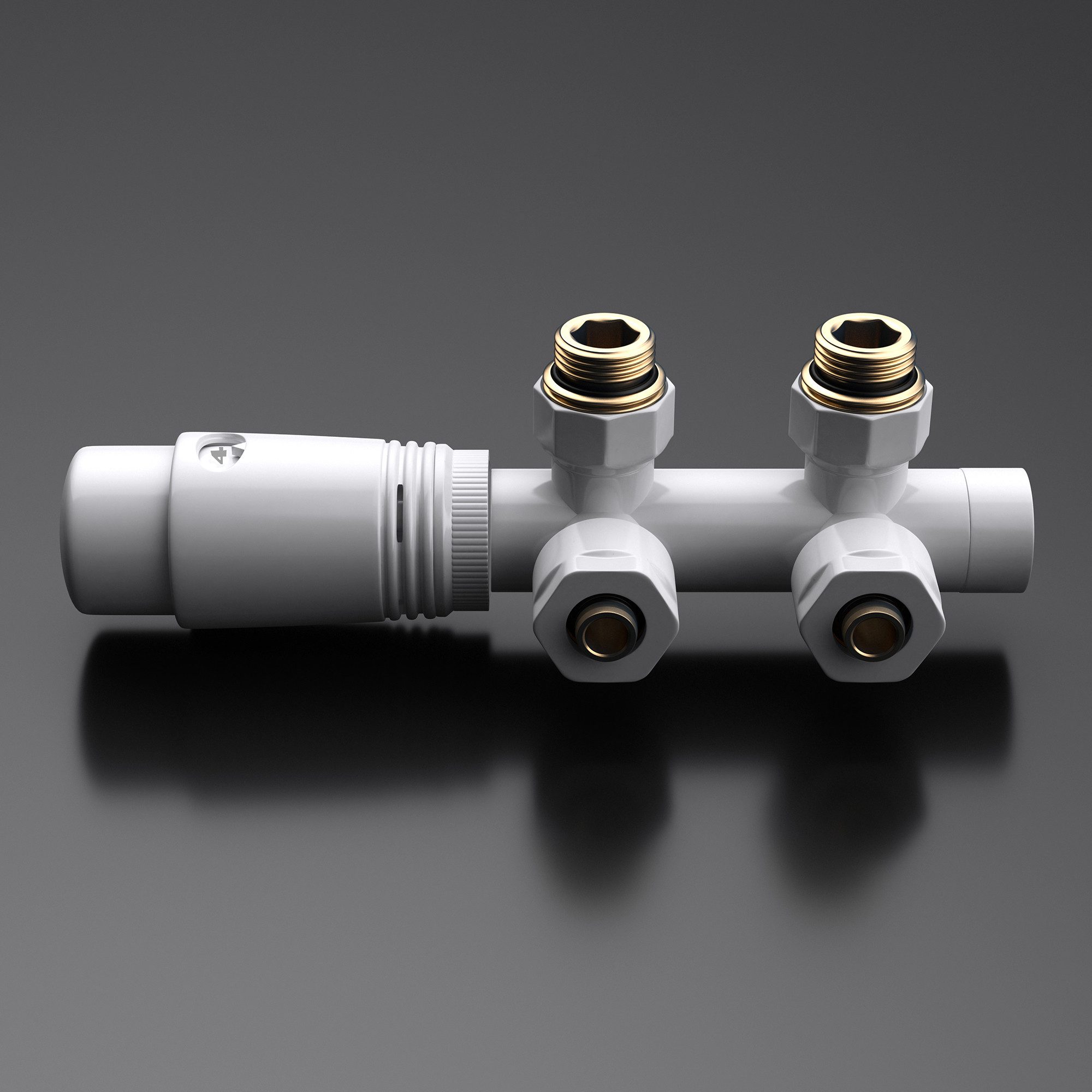 Mai & Mai Heizkörperthermostat Thermostat Ventil Anschluss Badheizkörper Heizkörper Mittelanschluss – Bild 5 von 5