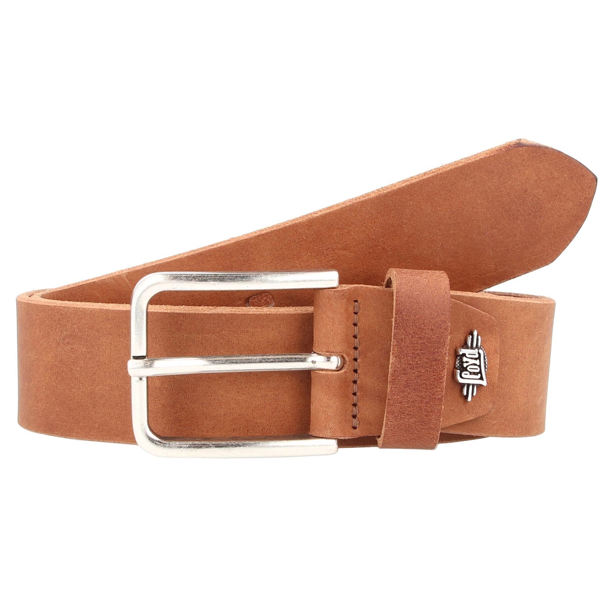 LLOYD Herrengürtel Aus Rindsleder In Cognac – 34 Mm Breit, Mit Dornschließe, Kürzbar, Klassisches Design