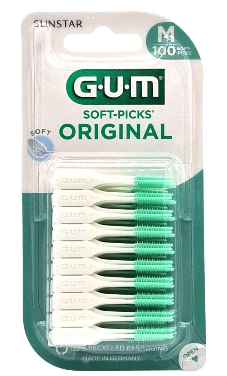 GUM Interdentalbürsten GUM Soft-Picks Original Medium 100 Stück