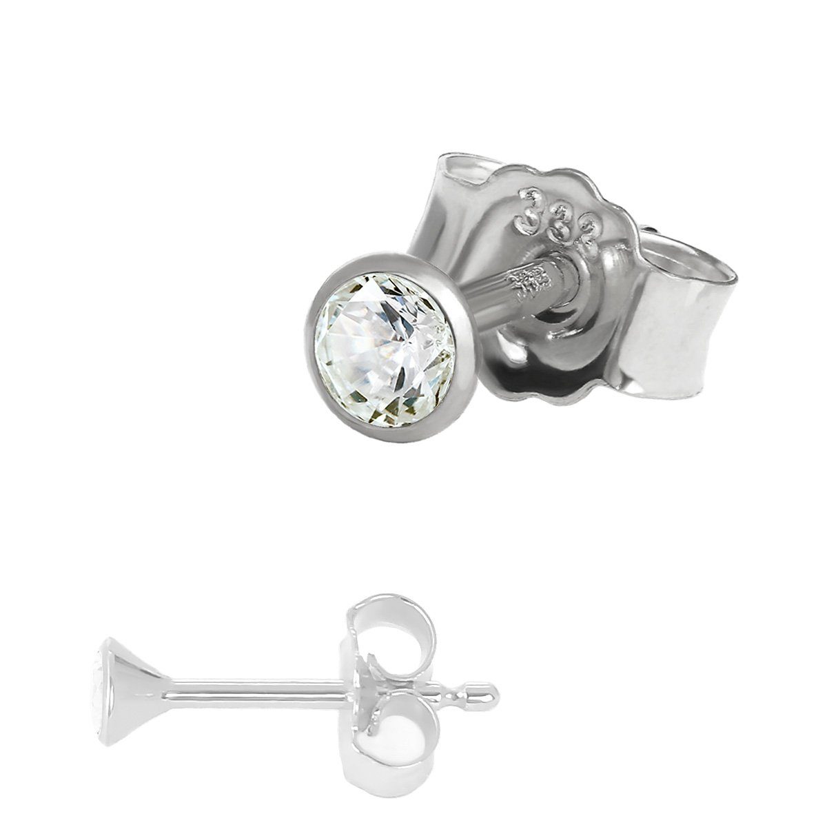 NKlaus Single-Ohrstecker Einzel Winzige Ohrstecker 2,5mm günstig online kaufen