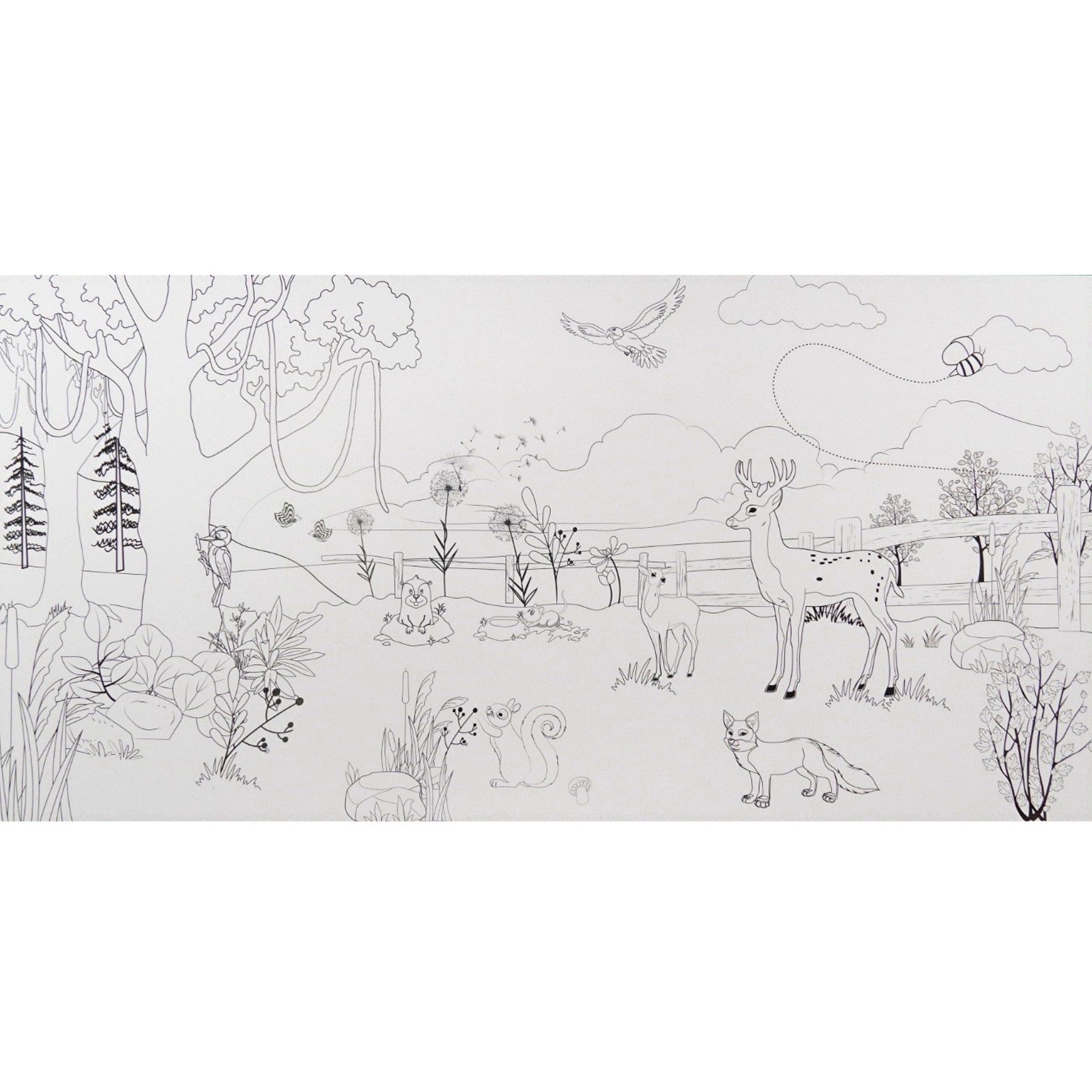 TikTakToo Malvorlage großes Malhaus 106x84x110 cm (Spar-Set)