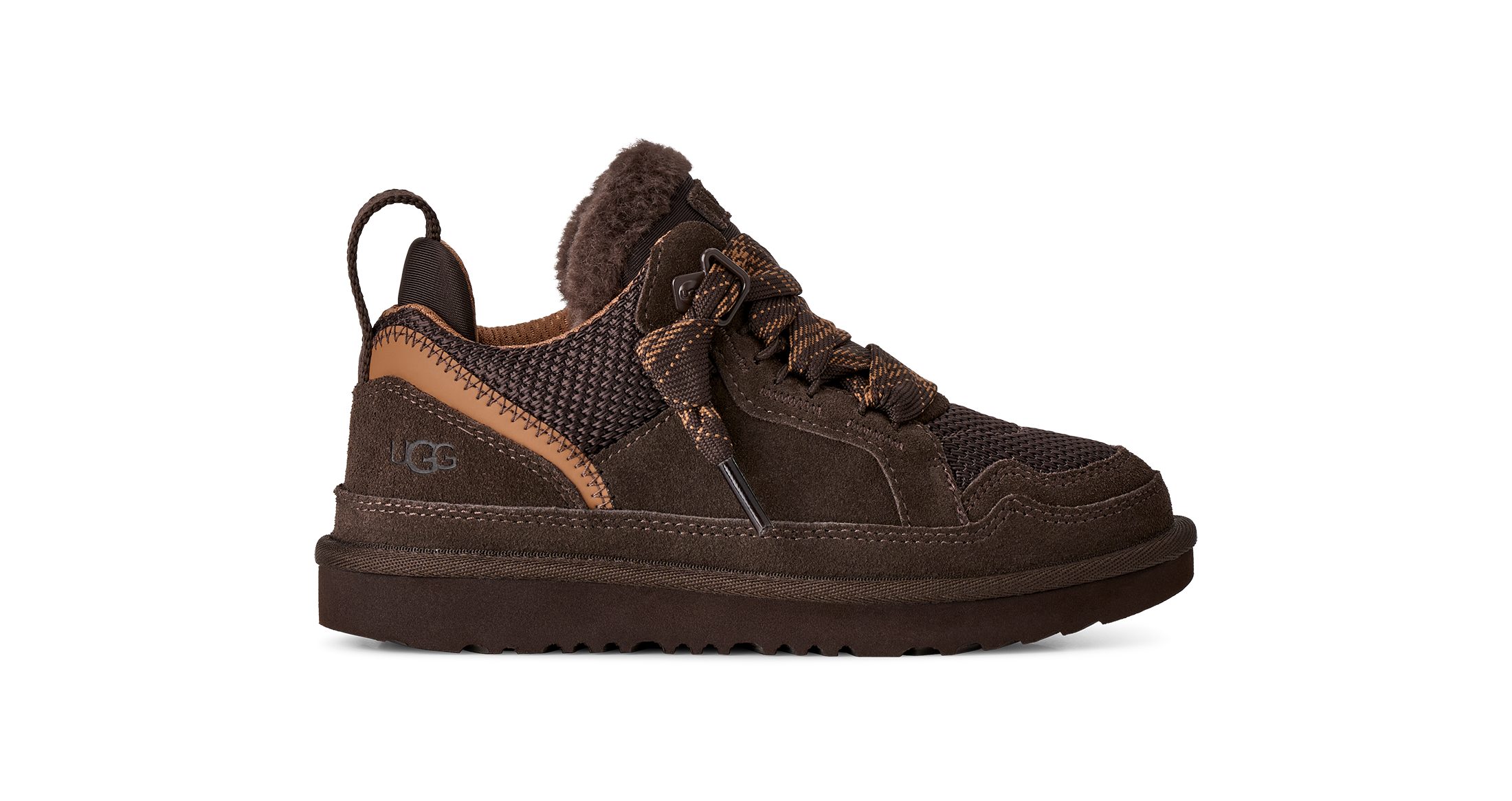 UGG LOWMEL Sneaker Kinderschuh, Halbschuh, Schnürschuh mit weichem Fußbett