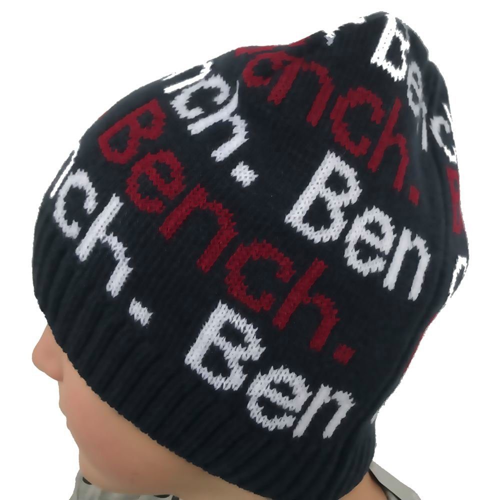 Bench. Beanie Bench Mütze Strickmütze Beanie Gr.5 Navy für Jugendliche + Erwachsene