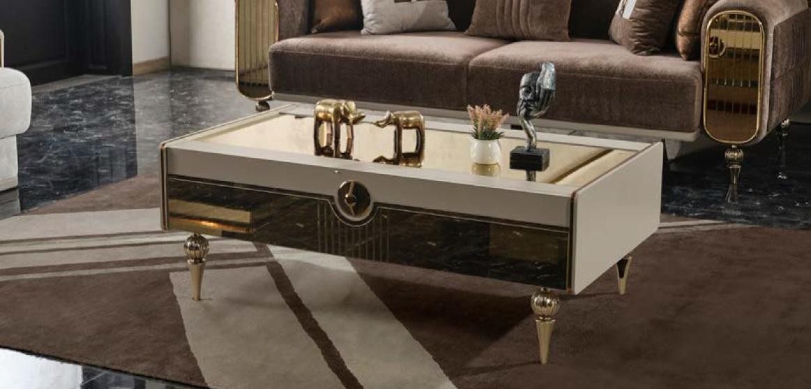 JVmoebel Couchtisch Eleganter Beistelltisch im italienischen Design aus Holz, Made in Europa