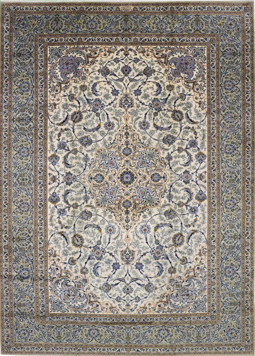 Orientteppich Keshan 284x394 Handgeknüpfter Orientteppich / Perserteppich, Nain Trading, rechteckig, Höhe: 12 mm